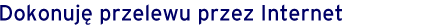 Przelew przez internet