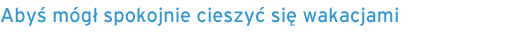 Ubezpieczenie na wakacje