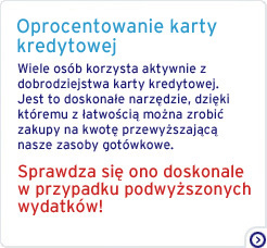 Oprocentowanie karty kredytowej