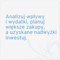 Podęcznik finansowy - oszczędzanie przez uporządkowanie budżetu domowego i znajdowanie w nim nadwyżek które możemy zainwestować